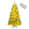 6FT Artificial Christmas Tree with Remote Control and LED Lighting